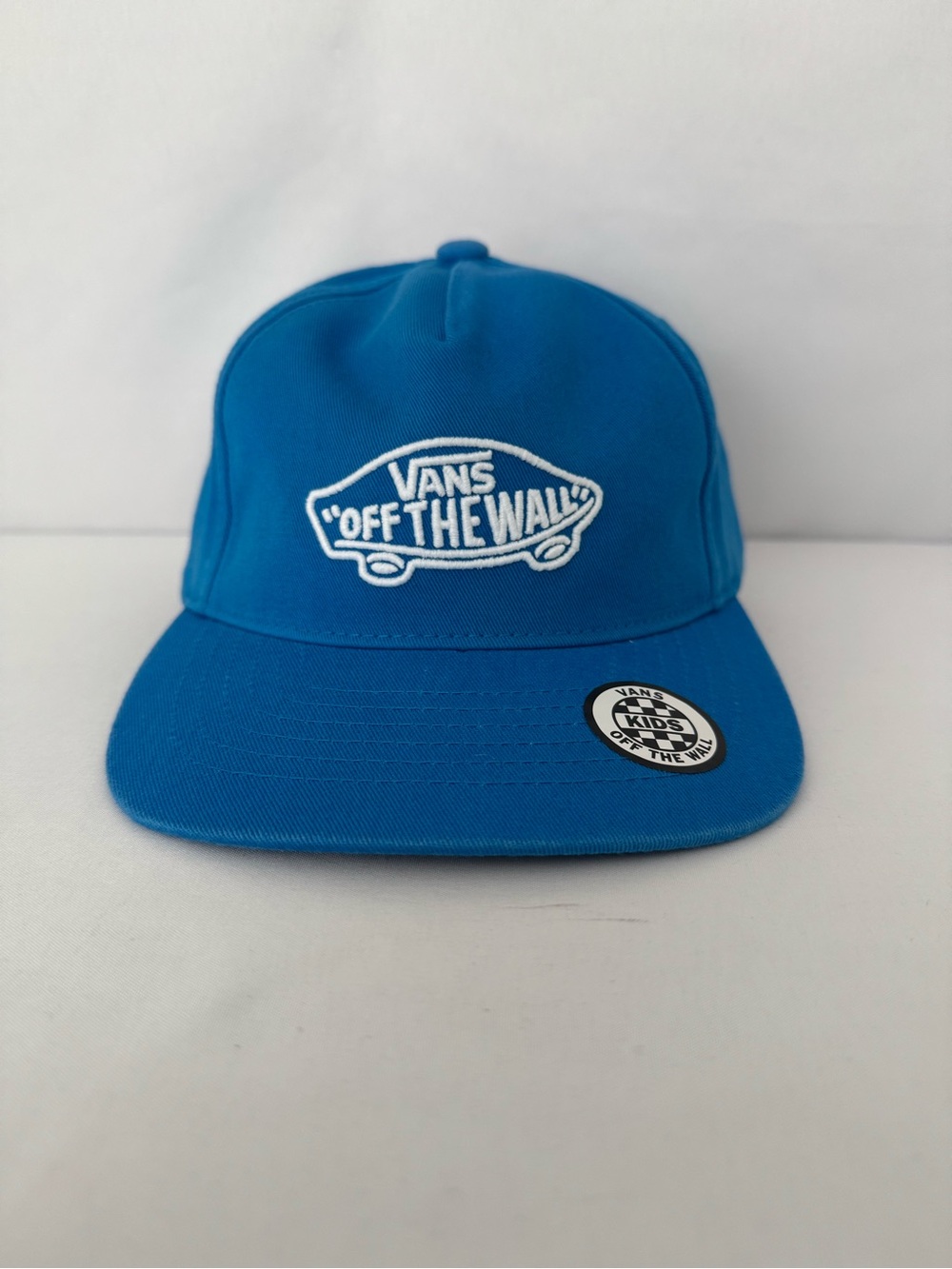 Vans Kids Royal Blue Snapback Hat with White Logo